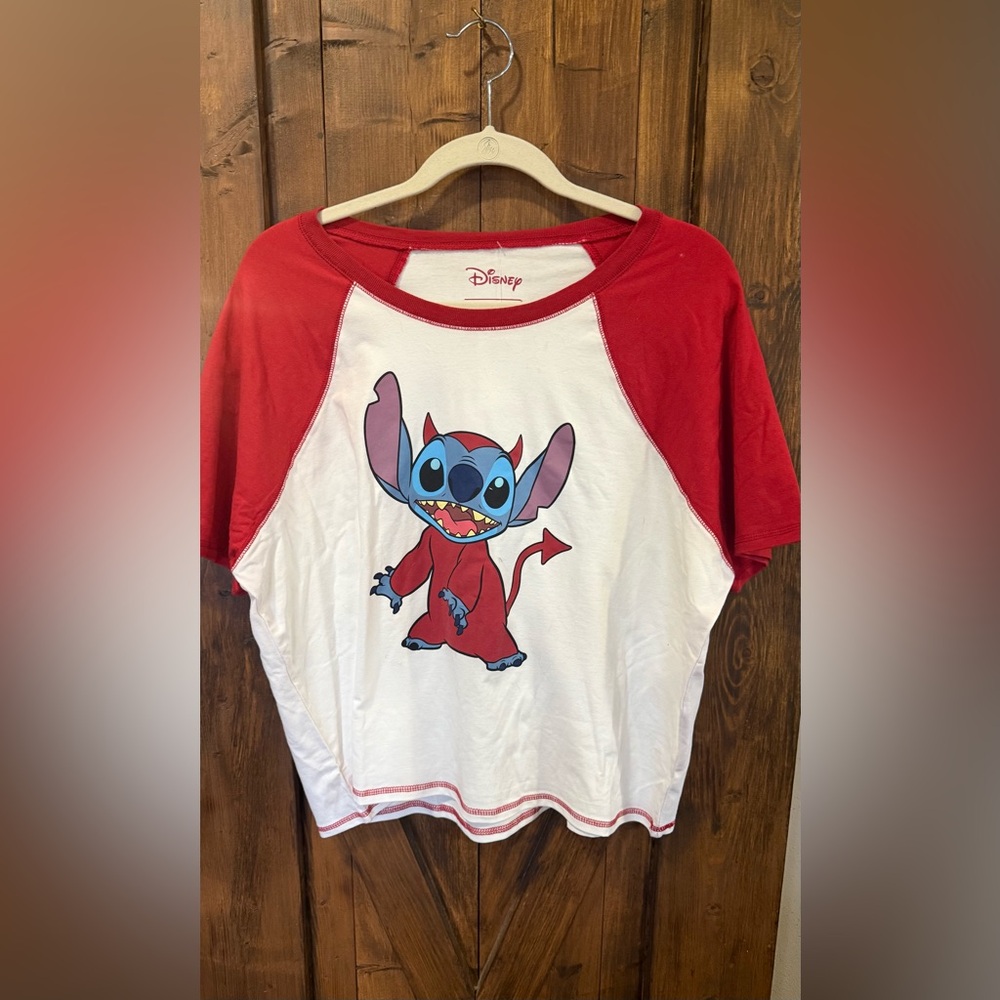 Her Universe Disney Lilo & Stitch Devil Raglan Baby T-Shirt